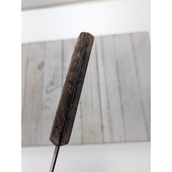 Vintage Carbon Steel Slicing Carving Knife 7-1/2" Blade - 12" Length Serrated - Picture 9 of 13